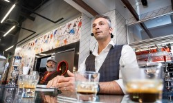 Damian Burguess Master Class Caffe Vergnano