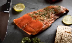 Gravlax de trucha