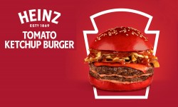 Disfruta una hamburguesa única en su tipo: la Heinz Kétchup Burger