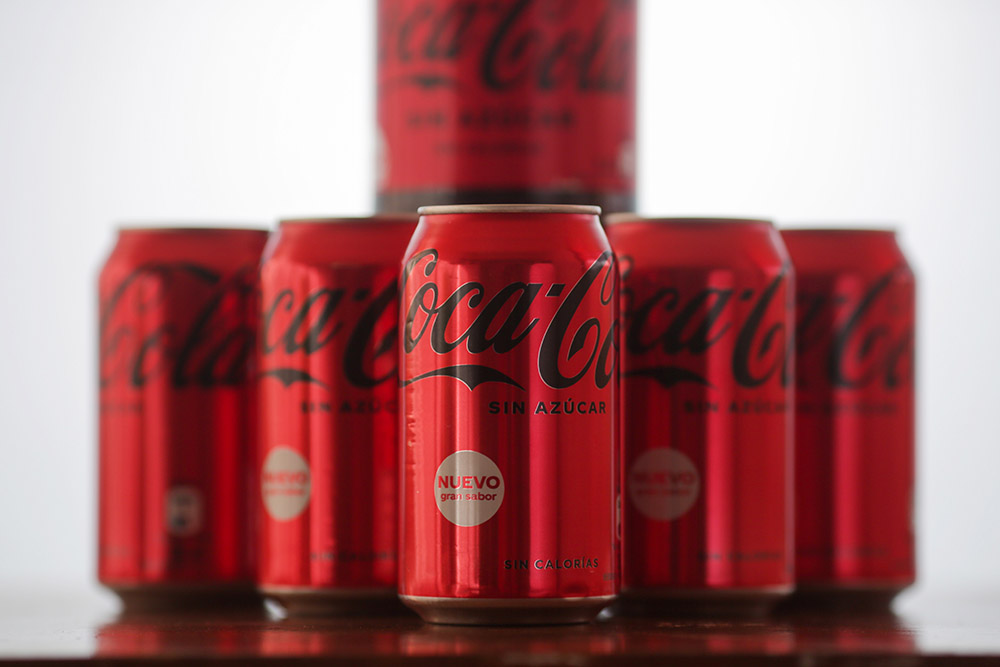 El Nuevo Gran Sabor de Coca-Cola Sin Azúcar 