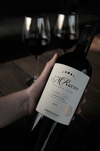 Emiliana lanza 57 Rocas, su nuevo Carmenere orgánico