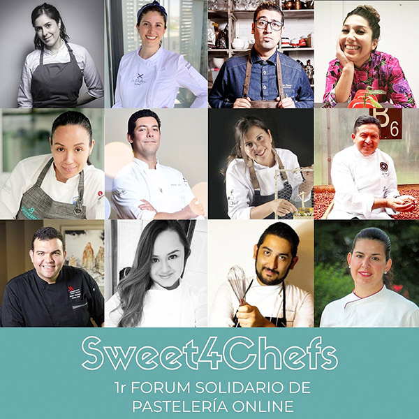 Sweet4Chefs: Exitoso primer fórum solidario de pastelería online