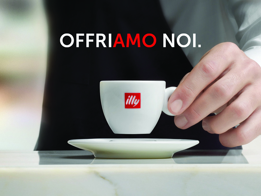 Illycafffé ofrece un café a Italia