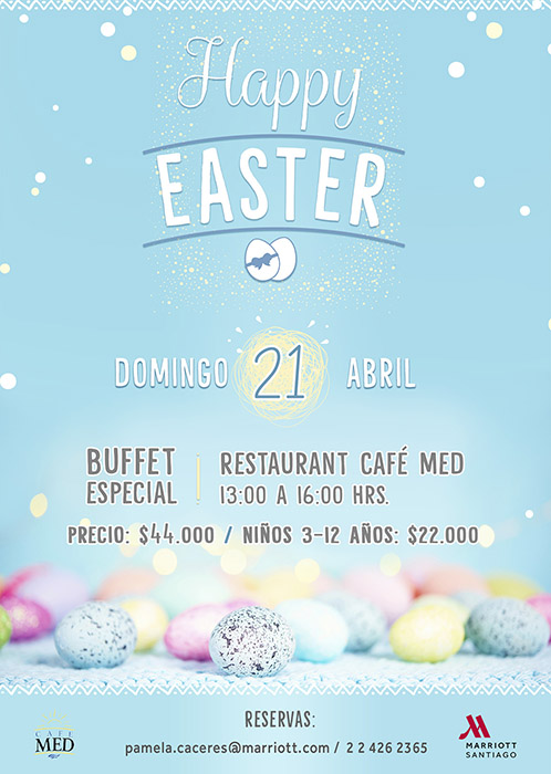 Semana Santa en Café Med de Santiago Marriott