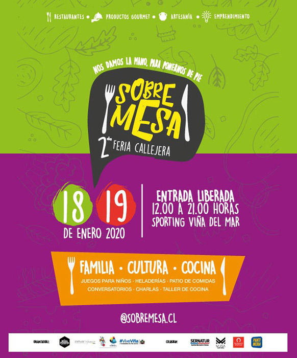 2ª Versión Sobremesa Feria Callejera Viña del Mar